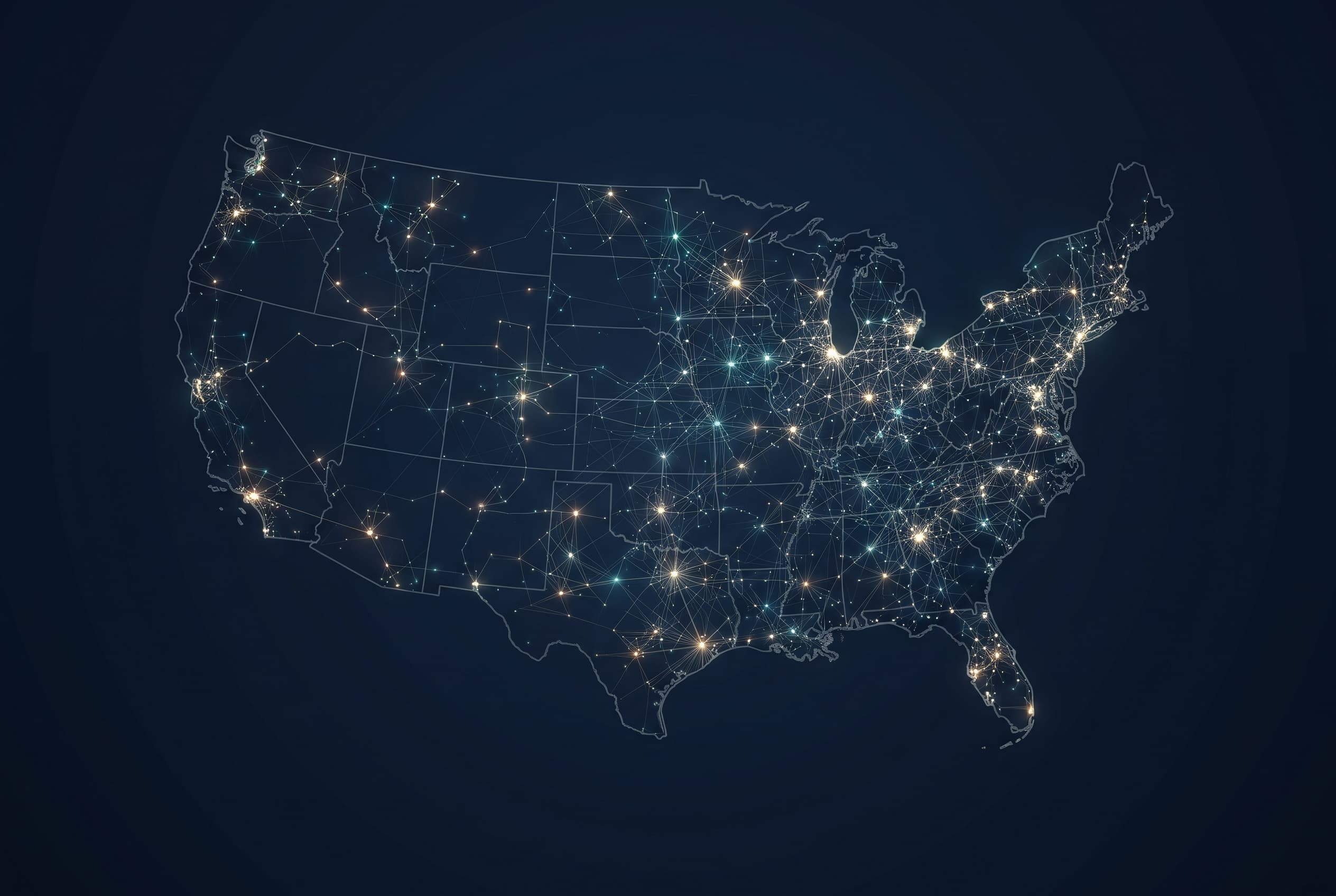 Nationwide virtual telehealth network across the United States